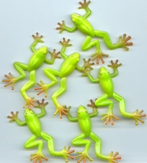 6 Tree Frogs 3d Rubber Soap Embeds Cake Party 6 Tree Frogs 3d Rubber Soap Embeds Cake Party Decorations Bathroom