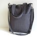 Last One - Simply Tote Bag in olive gray - unisex - multi functional handstiched - handbag - satchel - carry bag - macbook pro - large
