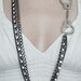 Handcuffs rhinestone necklace