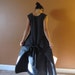 Reserved for Doris only black cotton Flutter dress with two pockets