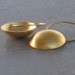 Handmade Gold dome earrings