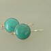 Turquoise earrings sterling silver gold and turquoise dangle earrings
