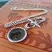 Ancient Roman coin necklace ancient coin necklace sterling silver chain Authentic roman coin pendant set in silver