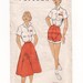 Vintage Sewing Pattern Ladies Shorts Sports Outfit 1940's Rare New York 927