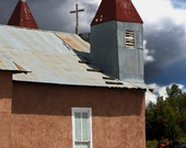 Old Church - 9 x 12 Fine Art Photograph - Southwest - New Mexico - Southwest Photo - Rustic - Adobe Church - Home Decor - Old Church - 9 x 12 Fine Art Photograph - Southwest - New Mexico - Southwest Photo - Rustic - Adobe Church - Home Decor -