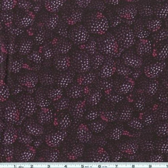 Blackberry Fruit Farmers Market RJR Fabric 1/2 yard