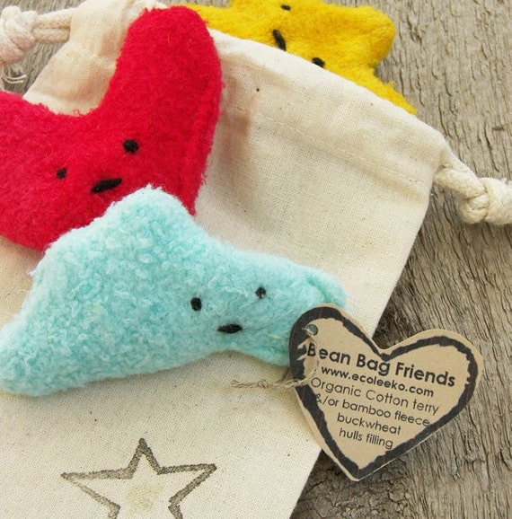 Eco Friendly Bean Bag Plush Custom Trio Waldorf Montessori