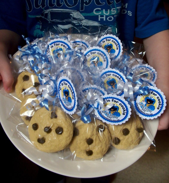 Childrens Soap - 30 Chocolate Chip Cookie Soaps party favors birthday party favors cookie monster Il_570xn