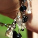 Silver and Black Charm Bracelet