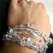 5X Wrap Bracelet/ Long Necklace Silver Bracelet Beaded Bracelet Pastel Bracelet Light Pink Mother's Day Gift- MADE TO ORDER