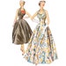 McCall's 9662 Misses 1950s Halter Evening Dress Petal Bust Empire Waist Vintage Sewing Pattern Bust 32