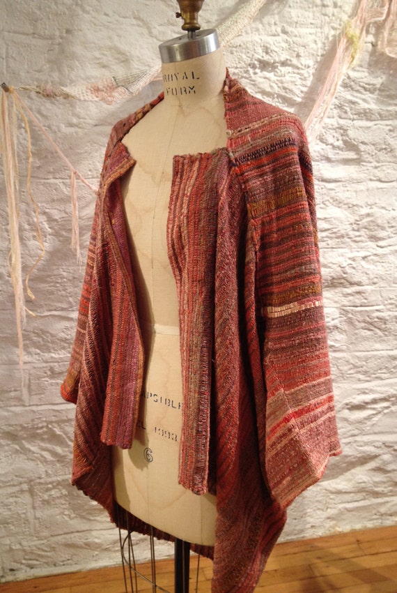 Items similar to Sustainable Handwoven Jacket by Nui on Etsy