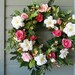 Rose Garden Wreath..Spring Wreath...Mothers Day...SPRING SALE