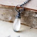 Moonstone Jewelry Quicksilver Necklace Silver