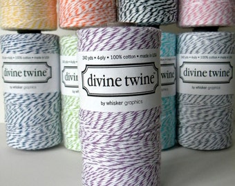 Purple Baker's Twine, Divine, 240 Yards, 720 Feet, Plum