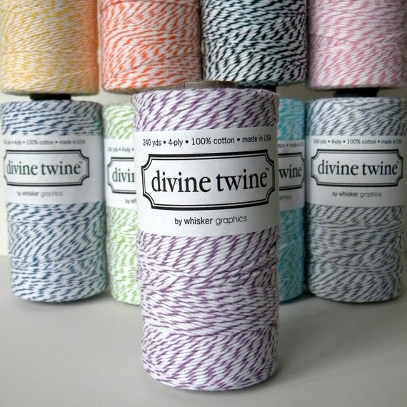 Purple Baker's Twine, Divine, 240 Yards, 720 Feet, Plum Il_570xn
