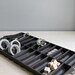 cast iron pan / repurposed organizer