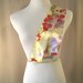 Ponytail Scarf - Headband - Golden Yellow Floral
