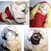 On Sale,Little Red Ridding Hood, STORY BOOK Doll ,Big Bad Wolf,Grandma,Little Red Vintage Topsy Turvy Doll, 3 dolls in one, Story Book Doll