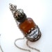 Snake Oil - Bottle Pendant Necklace Handmade Jewelry