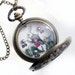 Late Again... Hand Held Dexterity Game in Pocket Watch case - Pendant Jewelry Necklace
