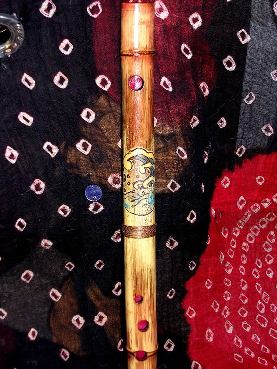 Exotic Japanese side blown flute