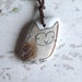 Beach Pottery Owl Necklace