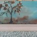 Tree Painting, OriginalTree painting, upcycled Painting rusty keys found objects 48 x 24