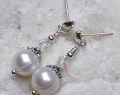 Pearl drops, pearl earrings