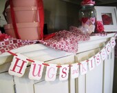 Valentine Banner HUGS and KISSES Decoration Il_170x135