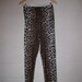 The Cats Meow Cheetah Print Vintage 1970s Silky Pajama Pants Satin Sexy Halloween Costume size Medium