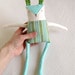 Plush Rabbit Doll, Recycled Fabric, Soft Bunny, Made to Order