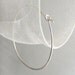 Silver Stitch Marker Holder - Keeper of the Flame