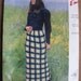 Vintage Crochet Pattern 1960s 1970s Maxi Skirt made from Crocheted Granny Squares - 60s 70s original pattern