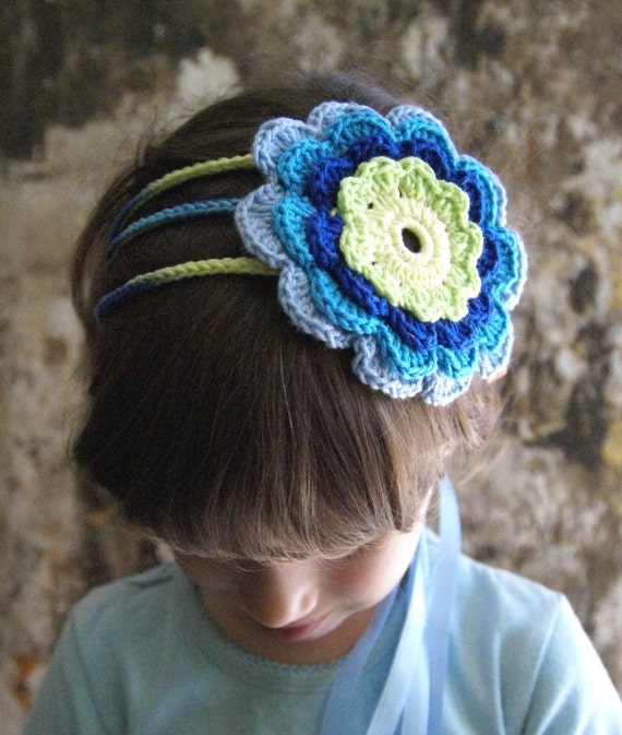 Crochet Flower Headband