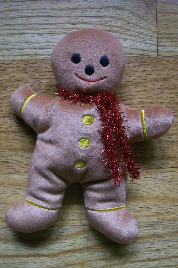 large stuffed gingerbread man