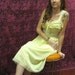 1960s Yellow Ruffled Nylon Nightgown