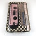 Leather iPhone/iTouch/HTC (Desire/Mozart) Case - Check Walkman design