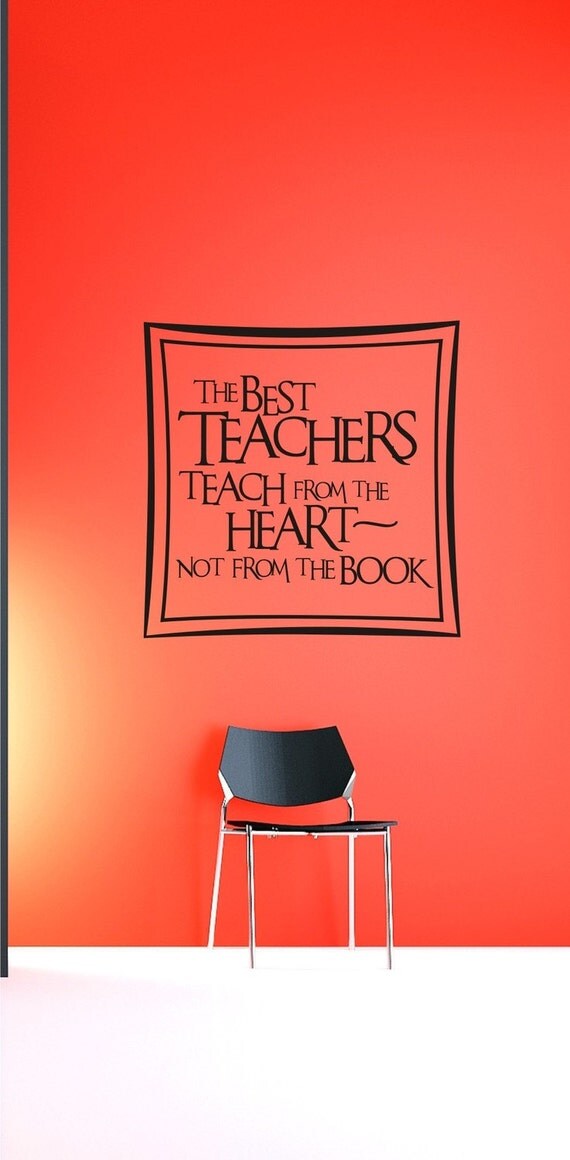 Items similar to The Best Teachers vinyl wall art graphic on Etsy