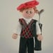 Golfer Clothespin Doll/Ornament