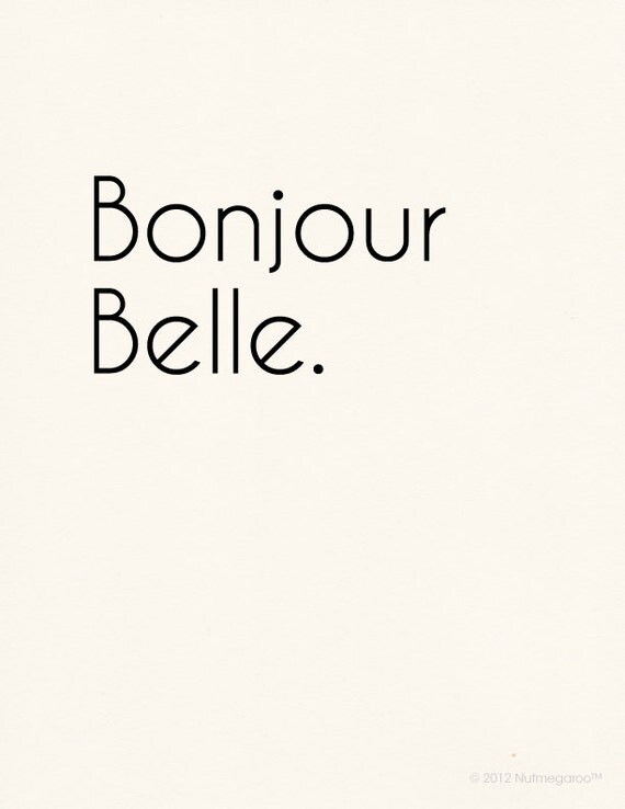 bonjour-belle-art-printable-digital-art-download-8x10