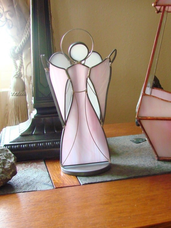 Angel Stained Glass Standing Angel