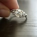 Vintage Edwardian Platinum Diamond Engagement Ring (Reserved for Liam)