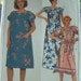 CLEARANCE McCall's 9587 Misses' Sewing Pattern, Ladie's Muu Muu, Yoked Dress, Pullover Dress, Vintage 80's. Pattern Destash