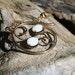 vintage mid century 12K GOLD Fill OPAL gemstone necklace