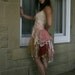 upcycled clothing . S - M . romantic tattered dress . unchain my heart