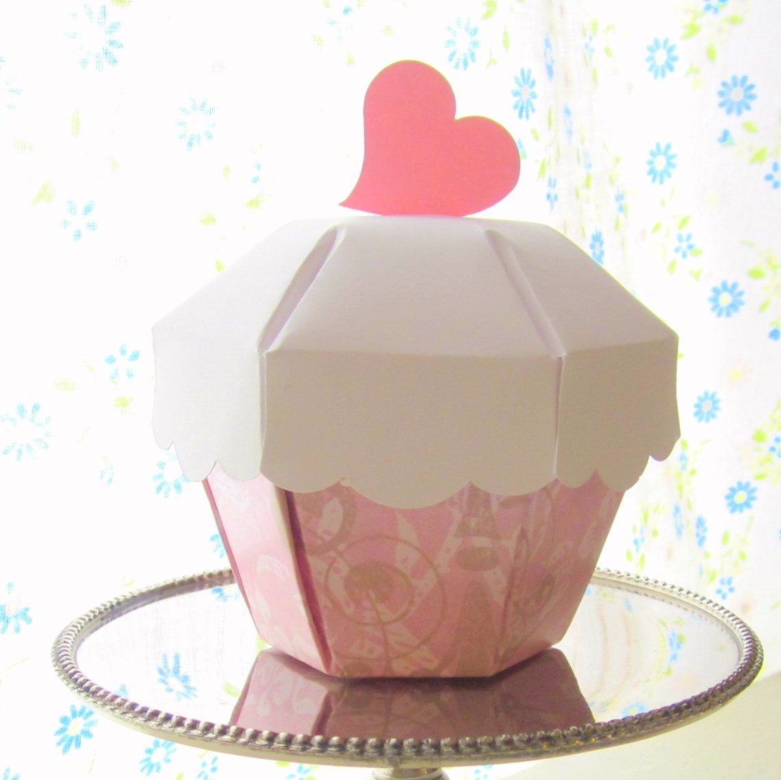 Cupcake Party Favor Boxes Set of 12