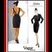 Vogue Paris Original -Cocktail Dress -Matching Jacket -Sewing Pattern -Claude Montana -Uncut -Size 12-16- Very Rare -Collectible