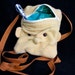 SALE! was 35 Slitheen Face Purse- lined small hip bag with zipper and shoulder strap- Doctor Who inspired Monster dice bag pouch