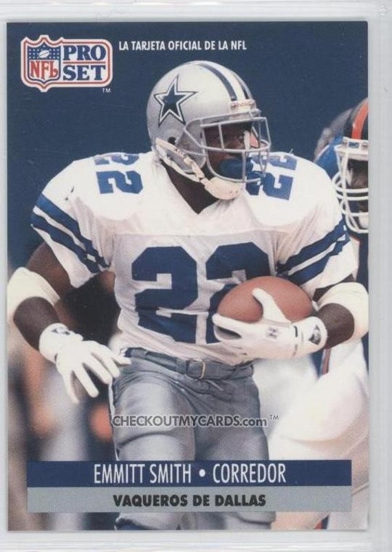 Rare Official EMMITT SMITH Card In SPANISH Book Value 6